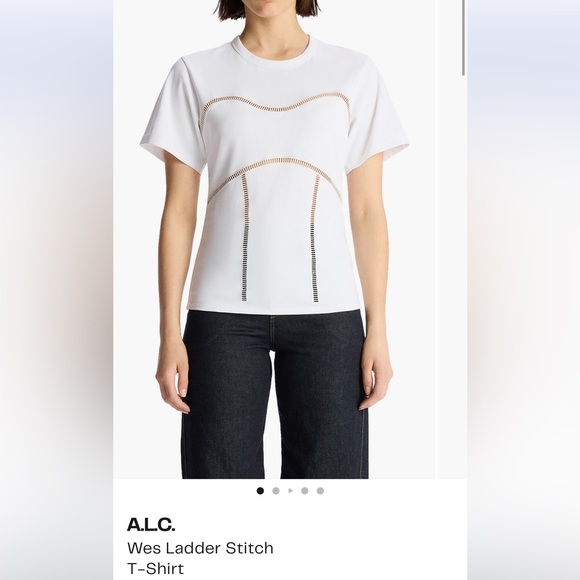 A.L.C. Tops - ALC west ladder stitch shirt